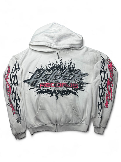 Hellstar Records Glitter Zip Hoodie