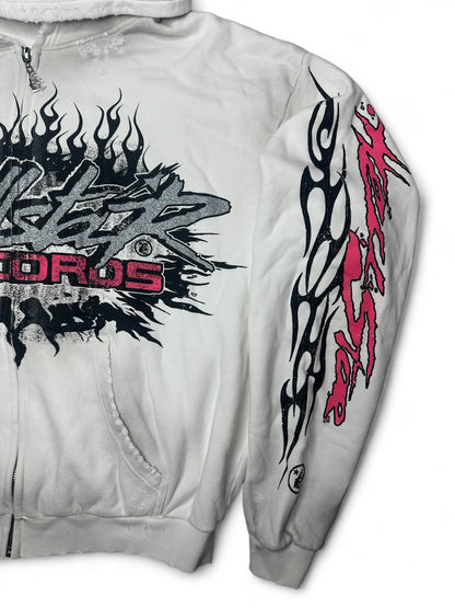 Hellstar Records Glitter Zip Hoodie