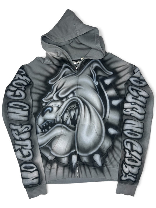 Hellstar Bulldog Zip Up Hoodie