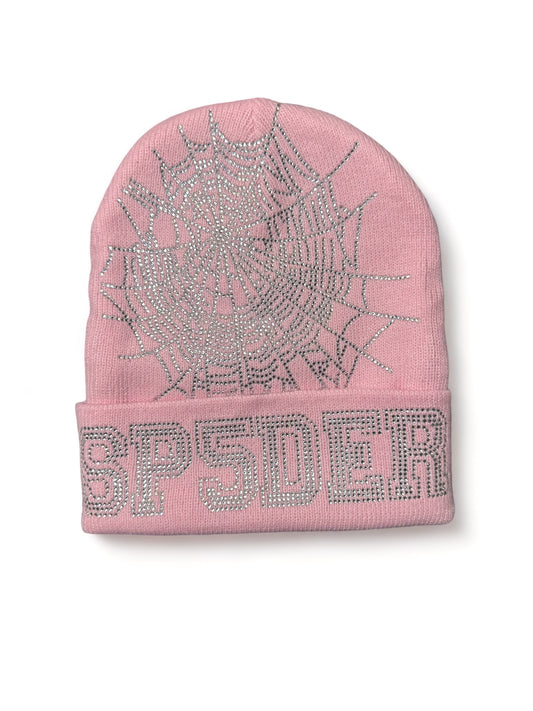 Sp5der Rhinestone Beanie