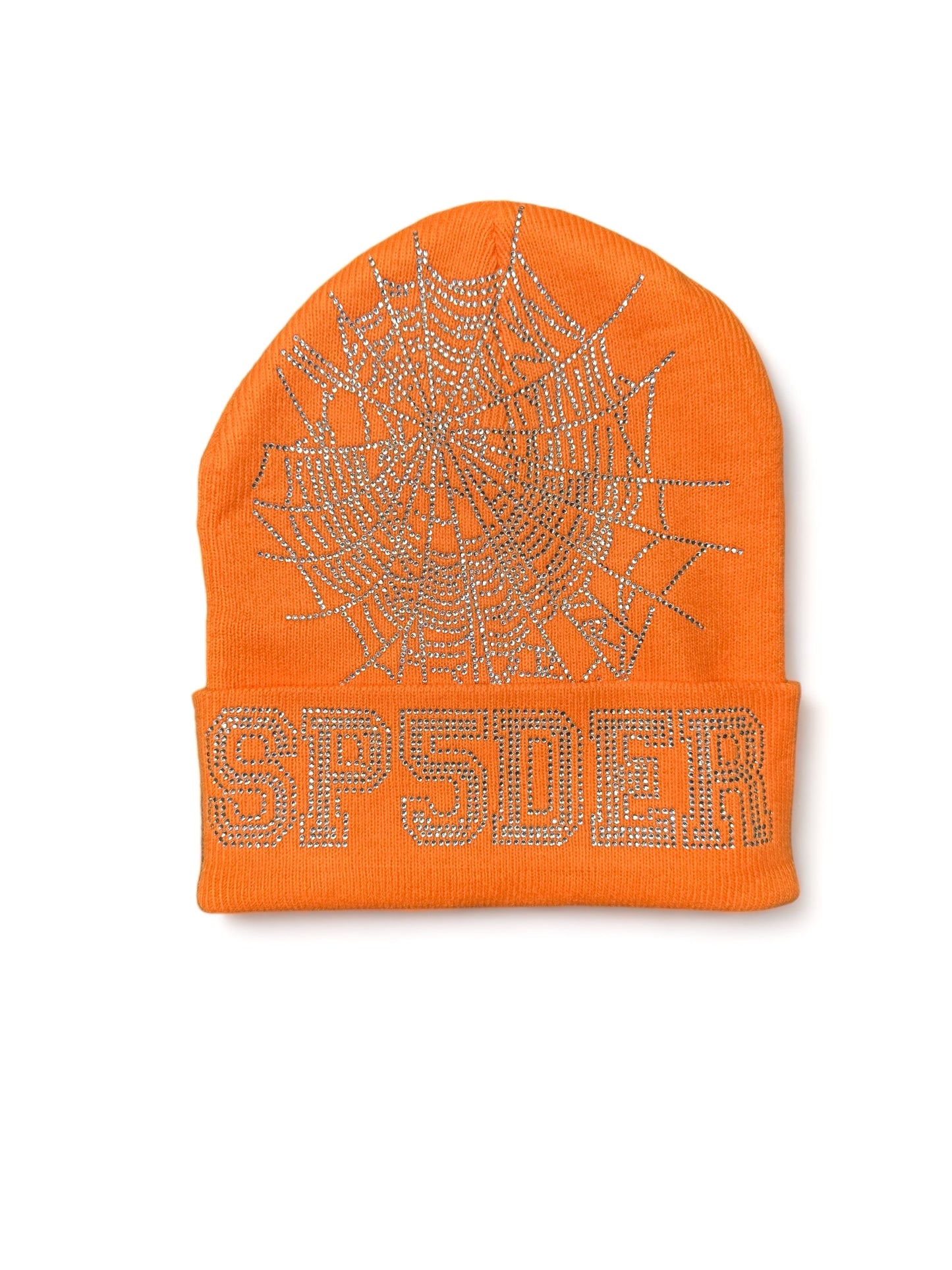 Sp5der Rhinestone Beanie