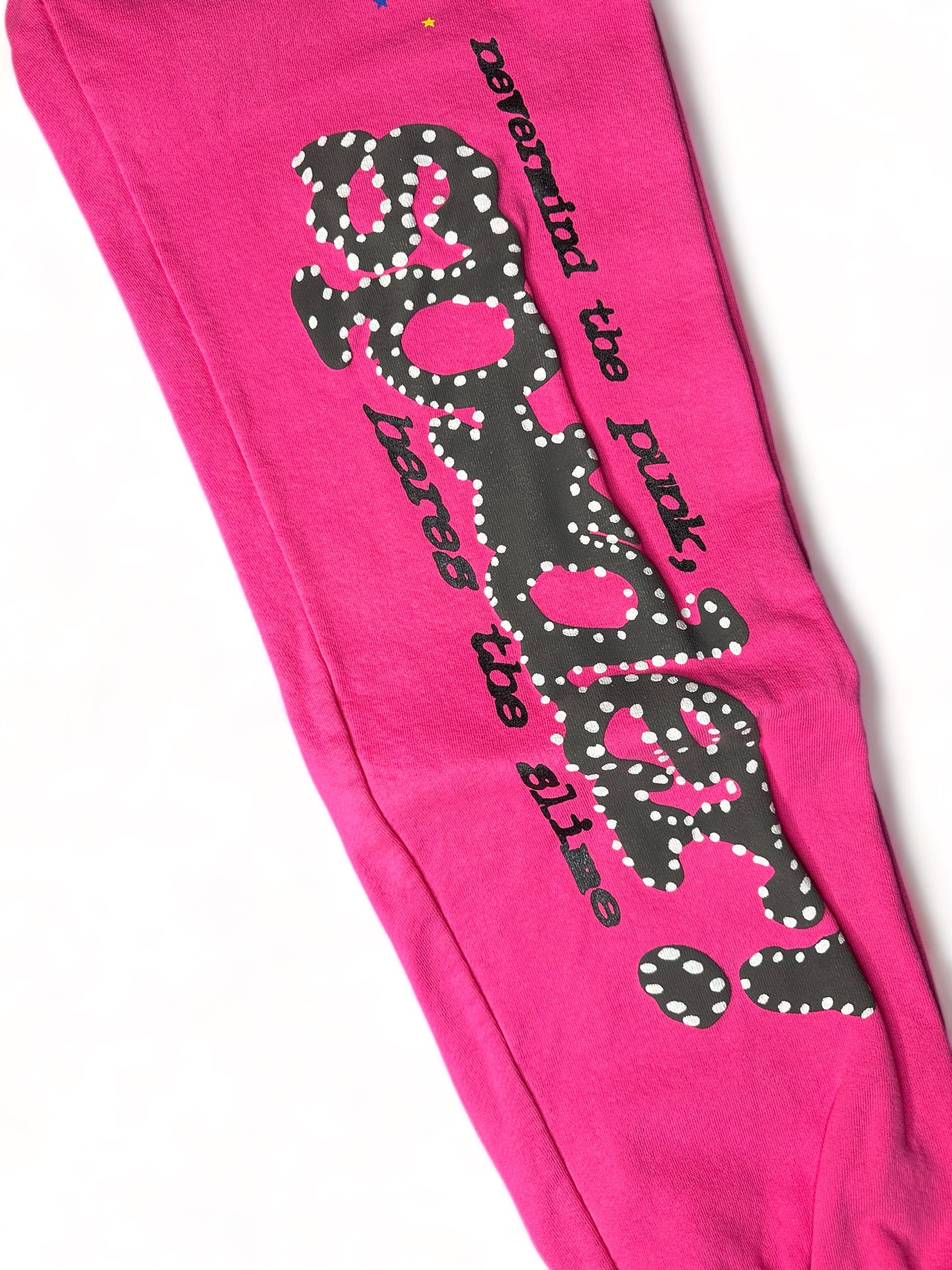 Pantalones deportivos Sp5der Pink P*nk (V2)