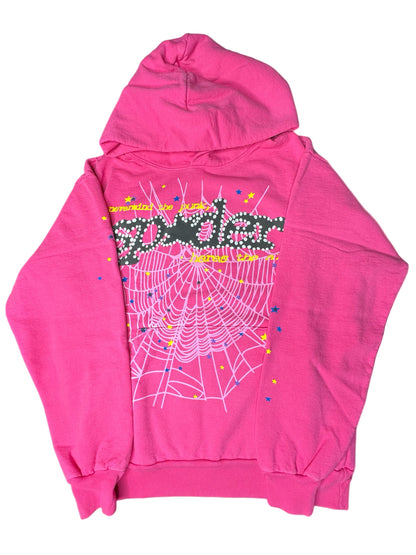 Sudadera con capucha rosa P*nk Sp5der (V2)